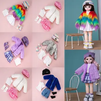 1 Комплект Модно облекло DIY 2022 за момичета, Аксесоари за кукли, Ежедневни облекла, части за кукли