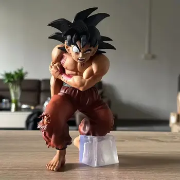 16 см Dragon Ball son Goku Версия на Бойни Повреди Фигурки PVC са подбрани Модел Играчки Кукли масата Украса Подаръци За Рожден Ден