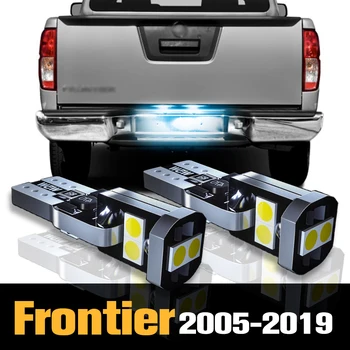 2 елемента Canbus LED Лампа за Осветяване на Регистрационния Знак Аксесоари За Nissan Frontier 2005-2019 2010 2011 2012 2013 2014 2015 2016 2017 2018