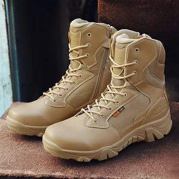 2023 Нови Тенденция на Армейските Обувки За Мъже, устойчива на плъзгане Тактически Обувки, Мъжки Армейските обувки с високо качество, Мъжки Модни Улични Обувки За мъже