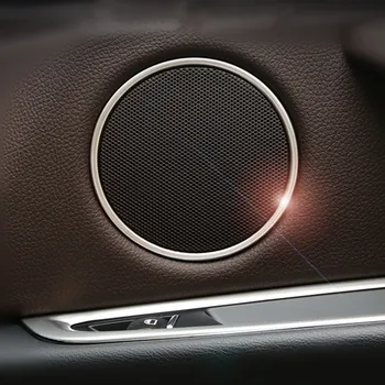 4ШТ/комплект от неръждаема стомана за полагане на Вратите на автомобила Покриване на Динамиката на Финала Аудиокольца за BMW X3 G01 G08 2018 2019 Аксесоари