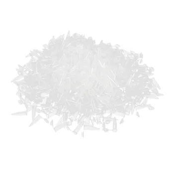 500 броя лабораторни прозрачна пластмасова центрифужной епруветки с бяла маркировка: 1,5 мл