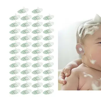 50шт Диша непромокаеми бебешки ушни етикети, меки лепкави уши за еднократна употреба
