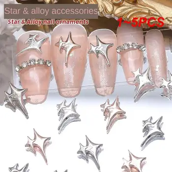 6 корита Акрилни цветя, 3D украси за дизайн на ноктите, висулки от смола, златни мъниста, хайвер, перли, смесени кристали, аксесоари за маникюр