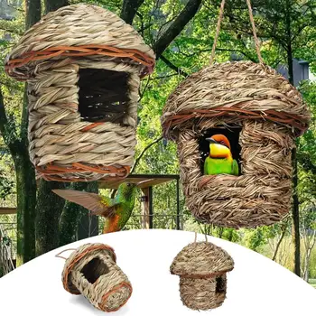 Bird ' s подвесное гнездо, Лесен Къща Колибри, Място за отдих със защита от надраскване, Практичен Окачен Къща за колибри на открито
