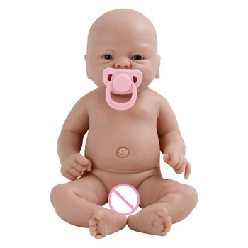 Blrags Пълна Силиконова Детска Кукла-Реборн Coco Реалистичен Новороденото Дете Небоядисана Непълни Мека Кукла направи си САМ Blank Toys Kit Преродения