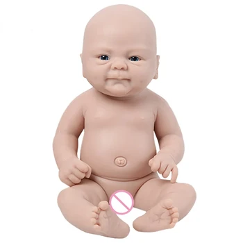 Blrags14-цолови Силиконови Кукли-Реборн за цялото тяло, Небоядисана Непълни Реалистични Кукли, подобни на новороденото, Набор от празни играчки 