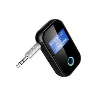 Bluetooth Адаптер, с екран Авто безжичен приемник с Bluetooth 5.0