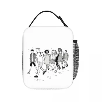 Heartstopper Алиса Осман Изолирани чанти за обяд Преносими чанти за пикник Термален Обяд Бокс Обяд Мъкна за жени на Работа, Децата на Училище