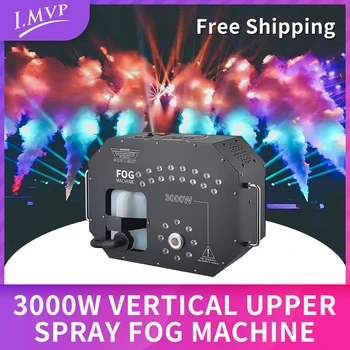 I. MVP DMX512 LED 3000 W 24x9 W 3в1 RGB Вертикално противотуманная машина Обзавеждане за сватбена представяне