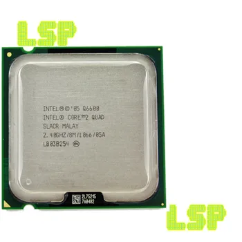 Intel Core 2 Quad Q6600 с честота 2,4 Ghz, четириядрен процесор Quad-Thread CPU 8M 95W LGA 775