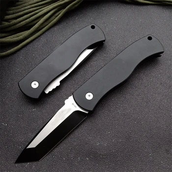 Pro Tech CQC7 Tanto OTF Сгъваем нож за нощуване на открито Ловен джобен тактически EDC инструментален нож