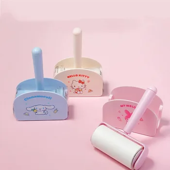 Sanrio Kawaii Hello Kitty Инструменти За Отстраняване на Прах My Melody Cinnamoroll Аниме Seat Type Roller Средство За Отстраняване на Черупките на Козината на Домашни Любимци за Дрехи