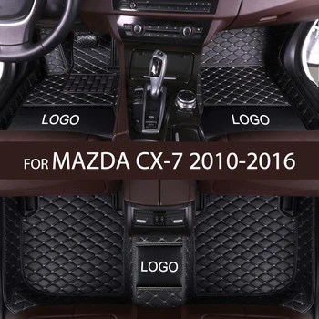 Автомобилни постелки APPDEE за Mazda CX-7 2010 2011 2012 2013 2014 2015 2016 Обичай автоматично поставка за крака, авто килим