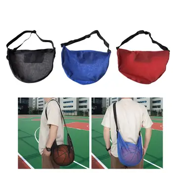 Баскетболно чанта за носене Лек притежателя на топката Органайзер за Чанти за топки на Окото, за жени, мъже Тренировъчен гараж Волейбол Футбол