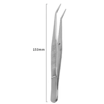 Белезници-пинцети Професионална ножица за дизайн на ноктите от неръждаема стомана, пинсети идеален за почистване на блясък и памук