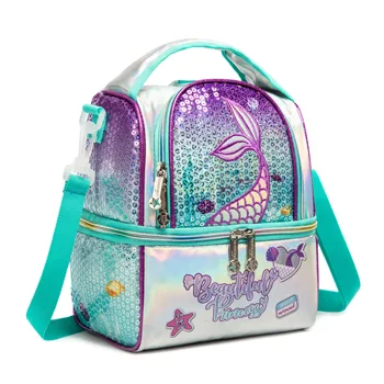 Детска чанта за обяд, изолирано чанта-хладилник за момчета, момичета, училища, пътуване, чанта за обяд с регулируема каишка