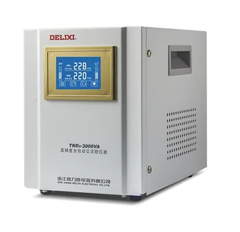Добра цена, машина за висока точност автоматичен стабилизатор на променливо напрежение с LCD дисплей серия TND капацитет 15 kva 15 кВт