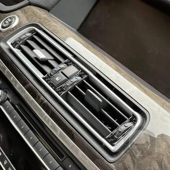 За BMW 7 серия Въглеродни влакна F01 2009-2014 Климатик Воздуховыпуск Декоративна капачка Стикер на детайли на интериора на автомобила