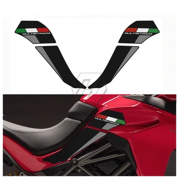 За Ducati Multistrada 1200 1260 2015-2020 Стикер Мотоциклетът устойчива на плъзгане тампон върху страничната резервоар, предпазна подложка за улавяне на коляното