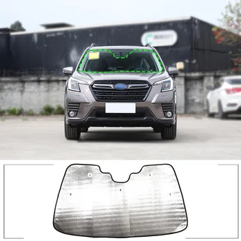 За Subaru Forester 2022 Авто Козирка Шторка Край на Предното Стъкло Слънцезащитен Блок UV-Защитно покритие Автоаксесоари