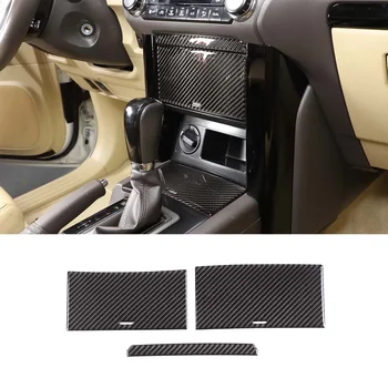 За Toyota Land Cruiser Prado FJ150 150 2010-2017, Стикер на капака на централната кутия за съхранение на автомобила, аксесоари за интериор от мек въглеродни влакна