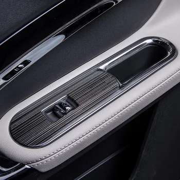 Защитно покритие на панела на крилото на лифта от неръждаема стомана, декоративна стикер за колата си стил на интериора на MINI Cooper S Countryman F60