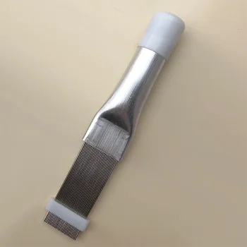 Инструмент за гребен с перки за климатични четка за инструменти от неръждаема стомана метална гребенка с перки набор от инструменти за почистване с четка за отстраняване на прах метална четка