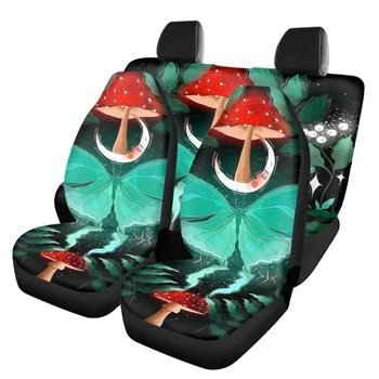 Калъф за авто седалки с грибовидным 3D модел е Подходящ за повечето автомобилни тежки нескользящих покривала за предните и задните седалки Аксесоар за декорация на интериора