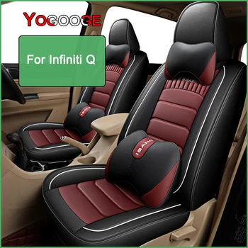 Калъф за столче за кола YOGOOGE Infiniti Q30 Q40 Q45 Q50 Q60 Q70 Q70LAuto Интериорни Аксесоари (1 седалка)