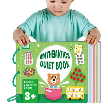 Книга за занимания с деца Sensory Quiet Activity Book за деца от 3-6 години, подбирающих стаи животни, пъзел игра за мозъка, Обучаващи материали