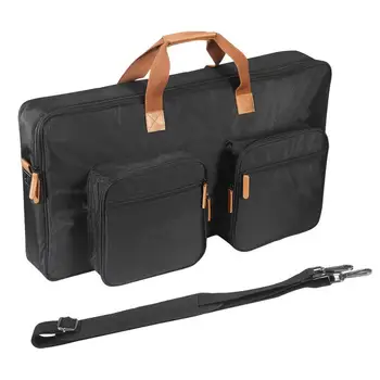 Куфар с двойно контролер, 2-канална диджейская чанта за оборудване, голяма диджейская кабелна чанта за документи, записи на Живо чанта за музиканти, твърд калъф за носене, мека чанта