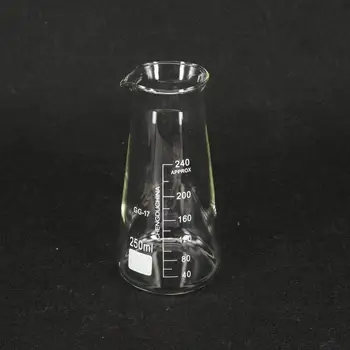Лабораторен чаша от Боро-стъкло обем 250 мл с три ъгли, Лабораторно стъкло Philips Chemistry Фаянс, Лабораторно стъкло