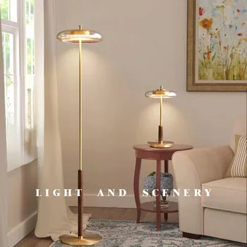 Лампата в италиански стил, луксозен висококачествен под лампа, долно оттичане под лампа за дневна със скандинавски дизайн в ретро стил