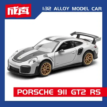Легкосплавная модел автомобил Porsche 911 GT2 RS 1:32 SE - Изискана са подбрани копие за ентусиасти и деца | Подробно описание на колата от Метал, Отлитого под налягане