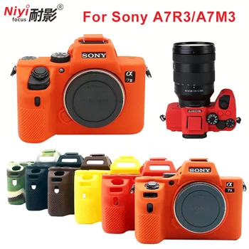 Мек силиконов каучук защитен калъф за камера калъф за камера, Защитно покритие за Sony A73 A7III A7RIII A7R3