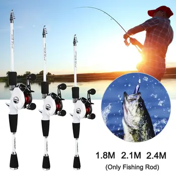 Мини Регулируема Мобилни Телескопичен Прът Свръхлеки Риболовни принадлежности Stream Hand Pole