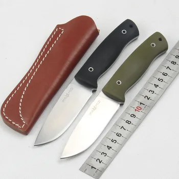 Най-новият нож с фиксирано острие D2 Blade, тактически ловни ножове за покета, инструменти за оцеляване в сражение, инструменти за гмуркане и кожени сабя