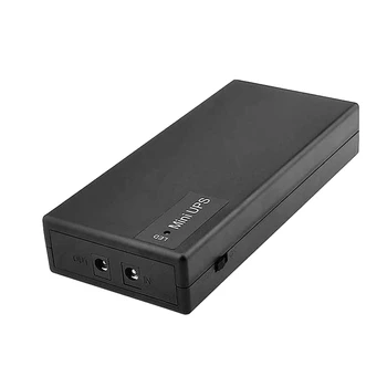 Непрекъсваемо захранване Mini UPS 2A Черен за видеонаблюдение и Wifi-рутер аварийно захранване