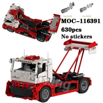 Нов MOC-116391 RC Състезателен камион Нетен автомобил без блок за снаждане на етикети 630 бр. Модел с дистанционно управление за възрастни и деца Играчка, подарък за рожден Ден