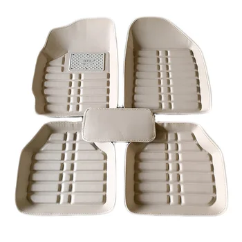 НОВИ луксозни Кожени автомобилни постелки за Nissan X-Trail Xtrail Foot Coche Accessories Автомобилни килими