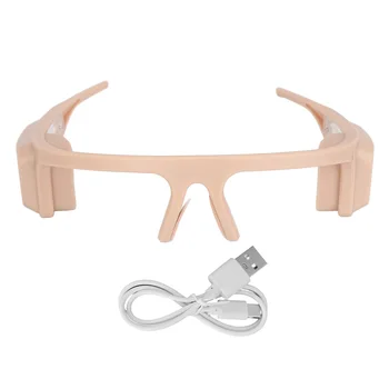 Очила с led подсветка Fine Lines Стимулират производството на колаген Леки очила с червена led подсветка на Лесни за използване и Удобни ефективни за ежедневна употреба