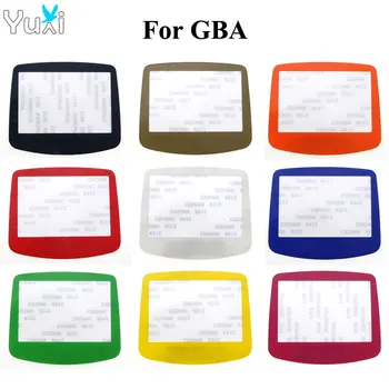 Пластмасова цветна екранната леща YuXi за GBA, защитно покритие за конзолата за видео игри GameBoy Advance, Защитно леща на екрана