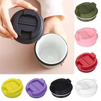 Пластмасови капачки за чаши кафе на Трайни Многоцветни Сменяеми Капачки за пътни чаши и фляжек за Многократна употреба капак за бутилки с вода на открито