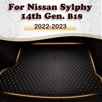Подложка в багажника на колата за Nissan Sylphy 14-то поколение. B18 2022 2023 Потребителски автомобилни аксесоари за декорация на интериор на автомобил