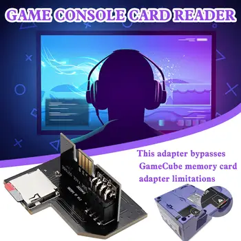 Подходящ за адаптера NGC SD2SP2 PRO SDLoad SDL Micro SD Карта, TF Card Black Card Reader Игри И аксесоари Cross-border L7R6