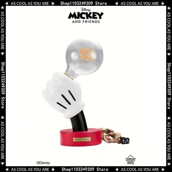 ПОП SUNDAY POP Официален Spot Sunday Home Ръчно малка настолна лампа Disney Mickey, ръчно тенденция настолна лампа за дневна