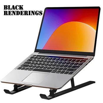 Портативна поставка за лаптоп Поддържаща база Поставка за преносим компютър Macbook Pro Lapdesk Компютър Титуляр за лаптоп Охлаждащ скоба Стойка