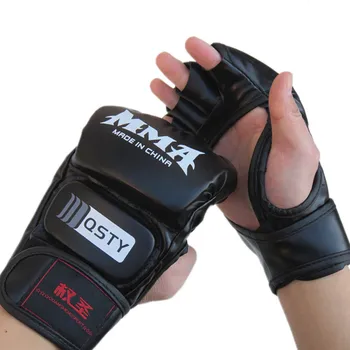 Професионален набор от fists за тренировки по ММА ръкавици за пясък с чували с пясък, боксови ръкавици на полпальца, мъжки, възрастни, детски, бойни