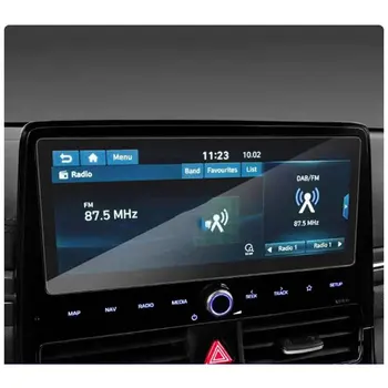 Радио GPS Навигация Защитен слой от закалено стъкло за Hyundai Ioniq 2020 10,25-Инчов стикер за интериора на колата със защита от надраскване